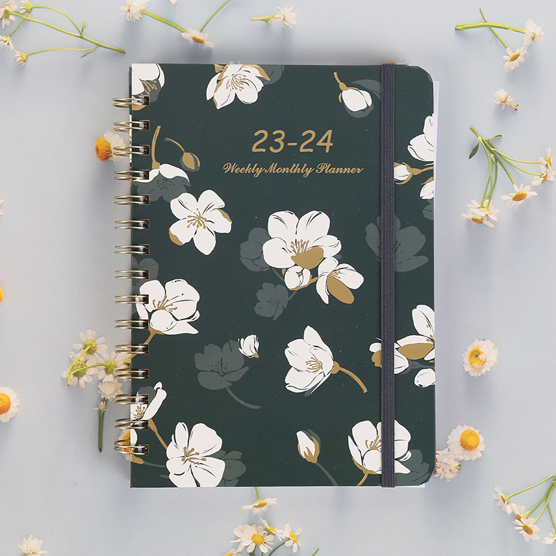 Portable Schedule Book A5 Daily Planner Spiral Notebook