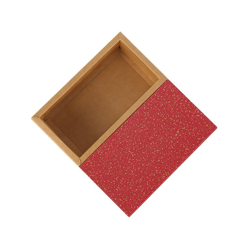 Drawer Style Red Corrugated Sleeve Paper Box For Gift