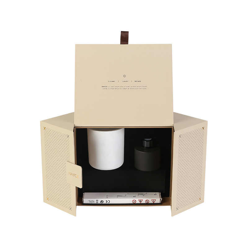 Cardboard Magnetic Double Door Gift Packaging Box