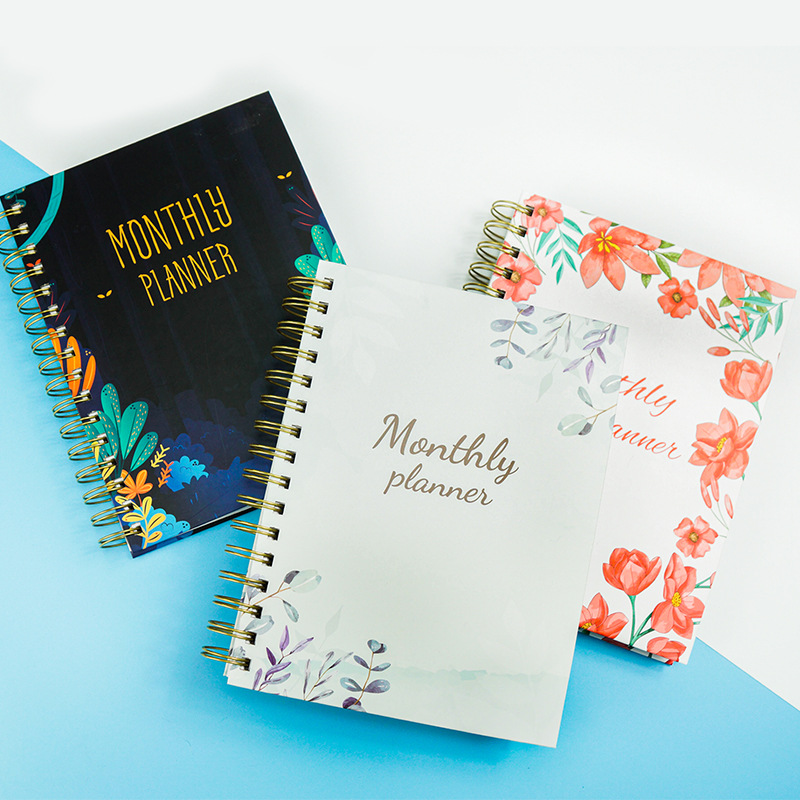 A5 Monthly Calendar Planner Journal Schedule Notebook