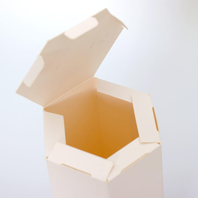 Foldable Hexagon Kraft Paper Gift Packaging Favor Box