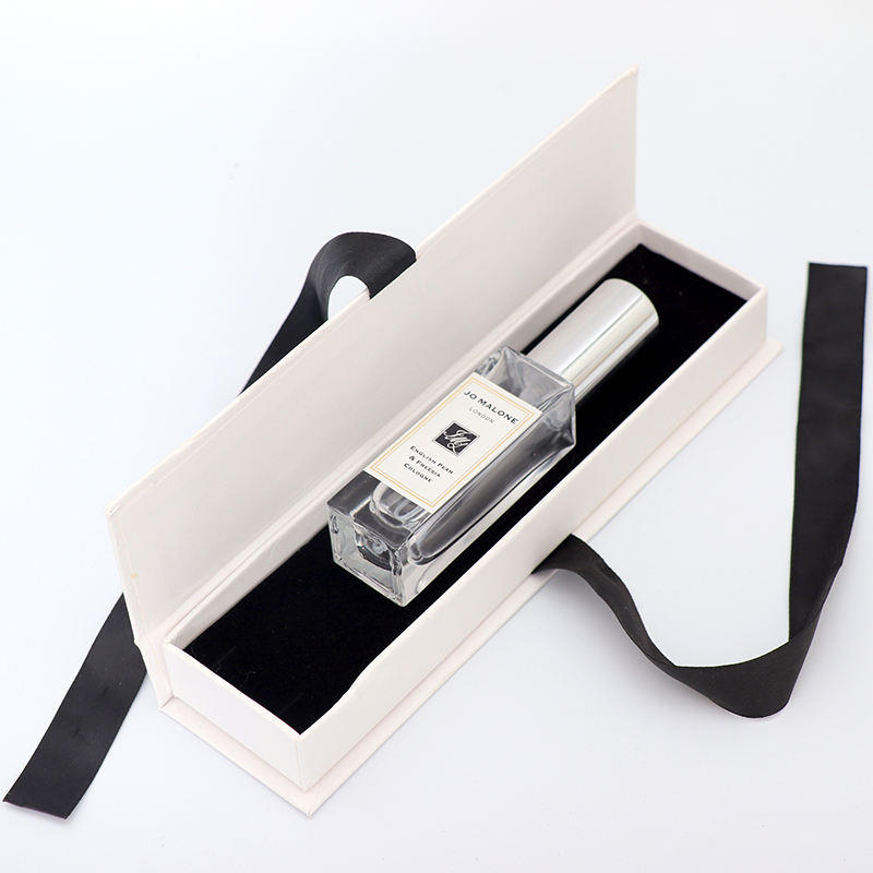 White Paper Cardboard Ribbon Jewellery Packaging Gift Box